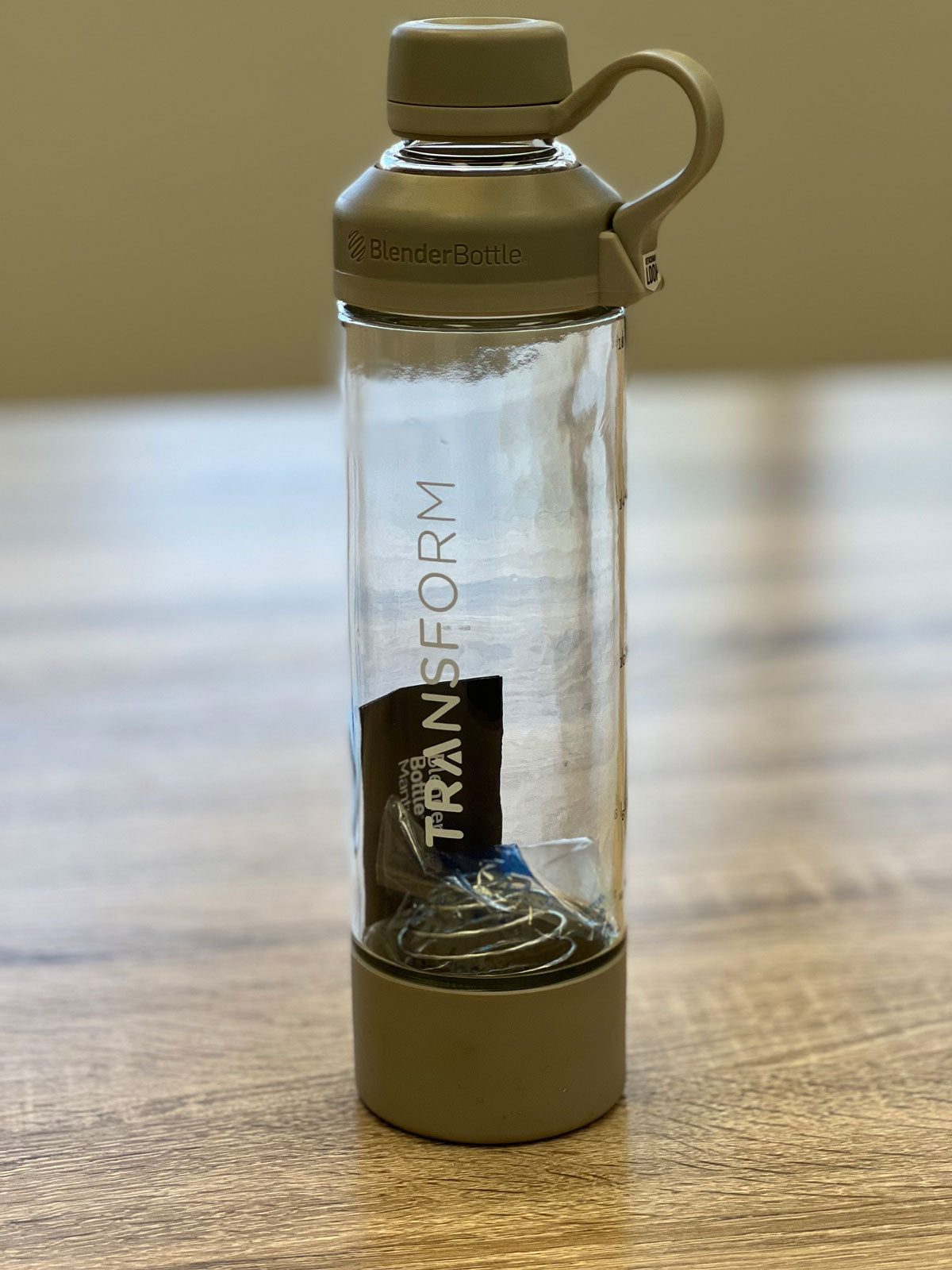 Transform Glass Blender Bottle – Show Up with Heidi Powell