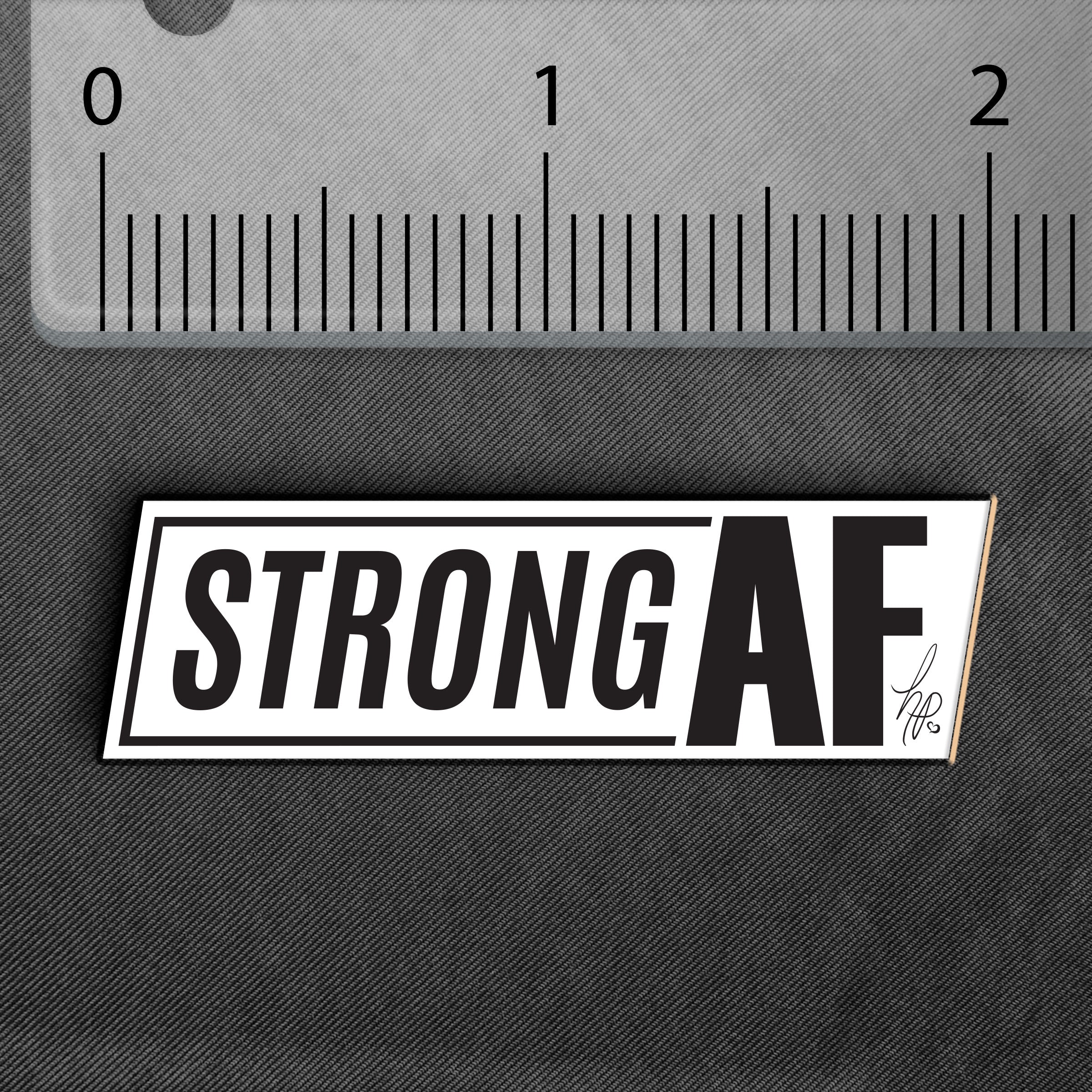 Strong AF Enamel Pin